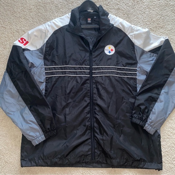 NFL Other - NFL Pittsburgh Steelers Windbreaker Jacket SI Sports Illustrated Coat-Men L